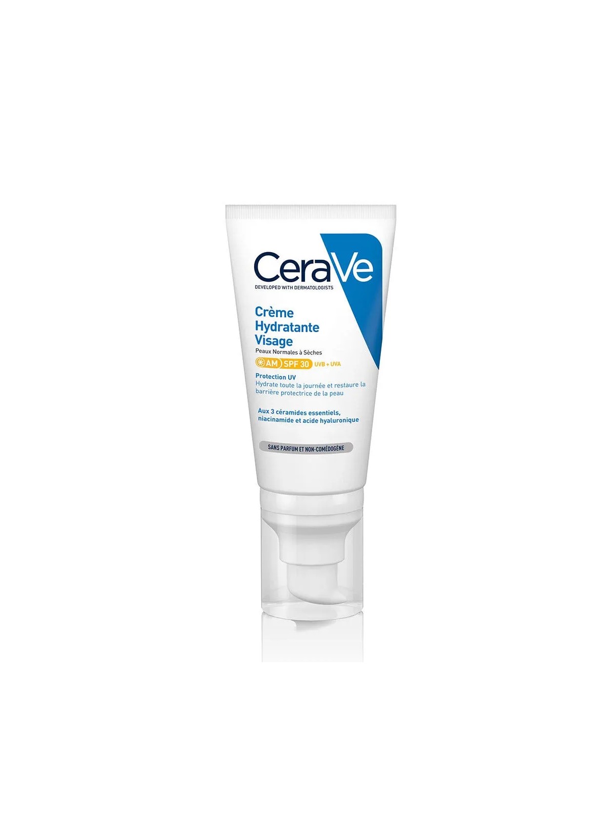 Cerave Crème Hydratante Visage SPF30 Peaux Normales à Sèches 52ml