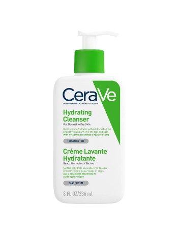Cerave Cleanse Corps Creme Lavante Hydratante Visage Et Corps Peaux Normales A Seches 236ml
