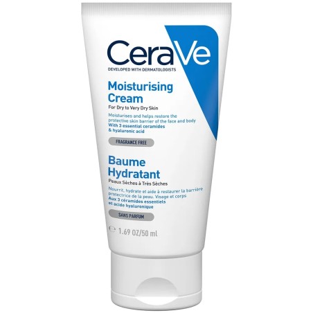 Cerave Body Baume Hydratant Visage Et Corps Peaux Seches A Tres Seches 50ml