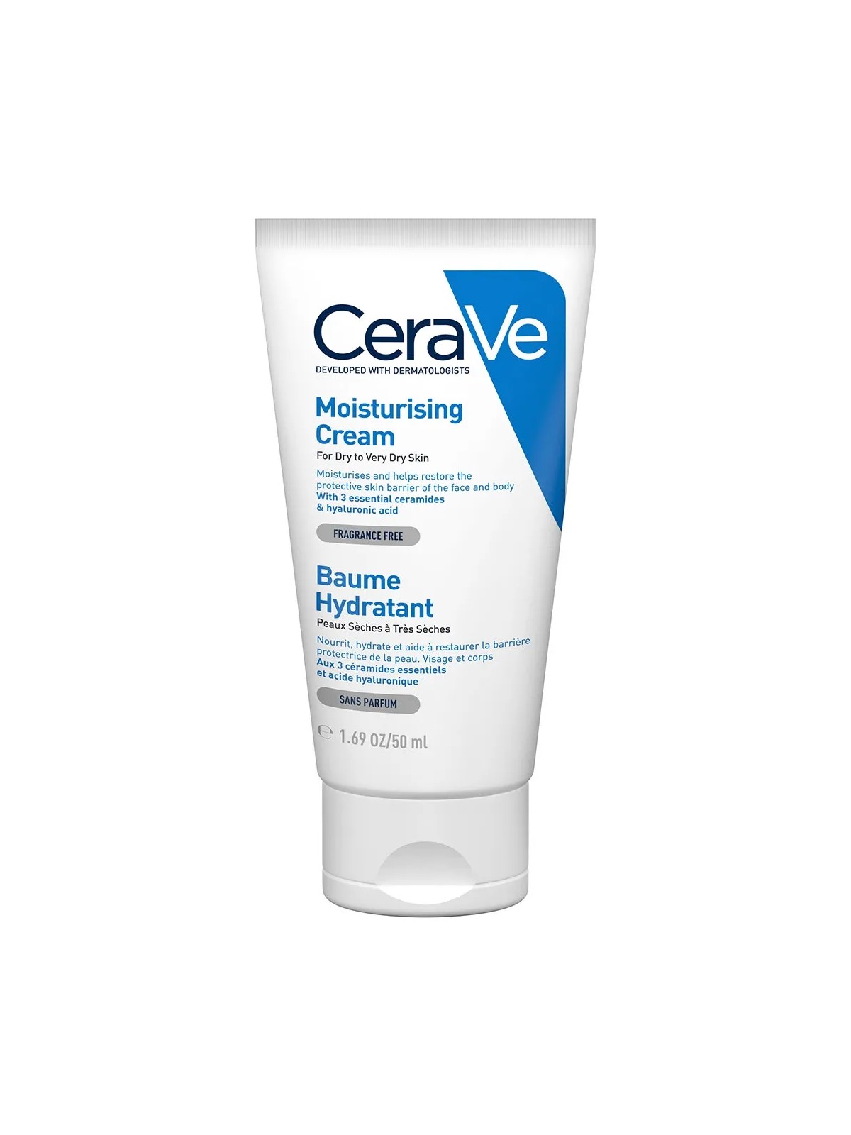 Cerave Body Baume Hydratant Visage Et Corps Peaux Seches A Tres Seches 50ml