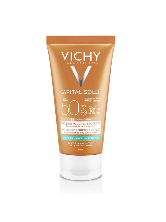 Vichy Capital Soleil Bb Teinte Hale Naturel Spf50 Haute Protection 50ml