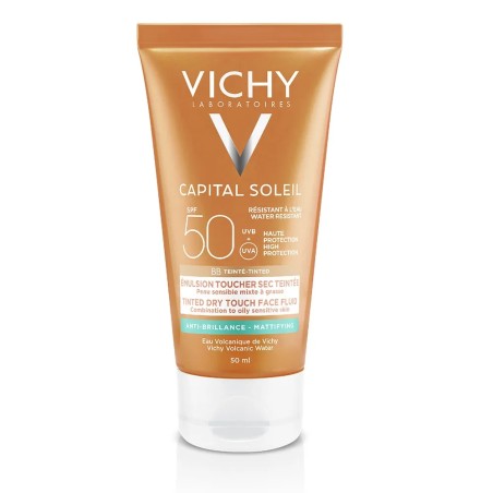 Vichy Capital Soleil Bb Teinte Hale Naturel Spf50 Haute Protection 50ml