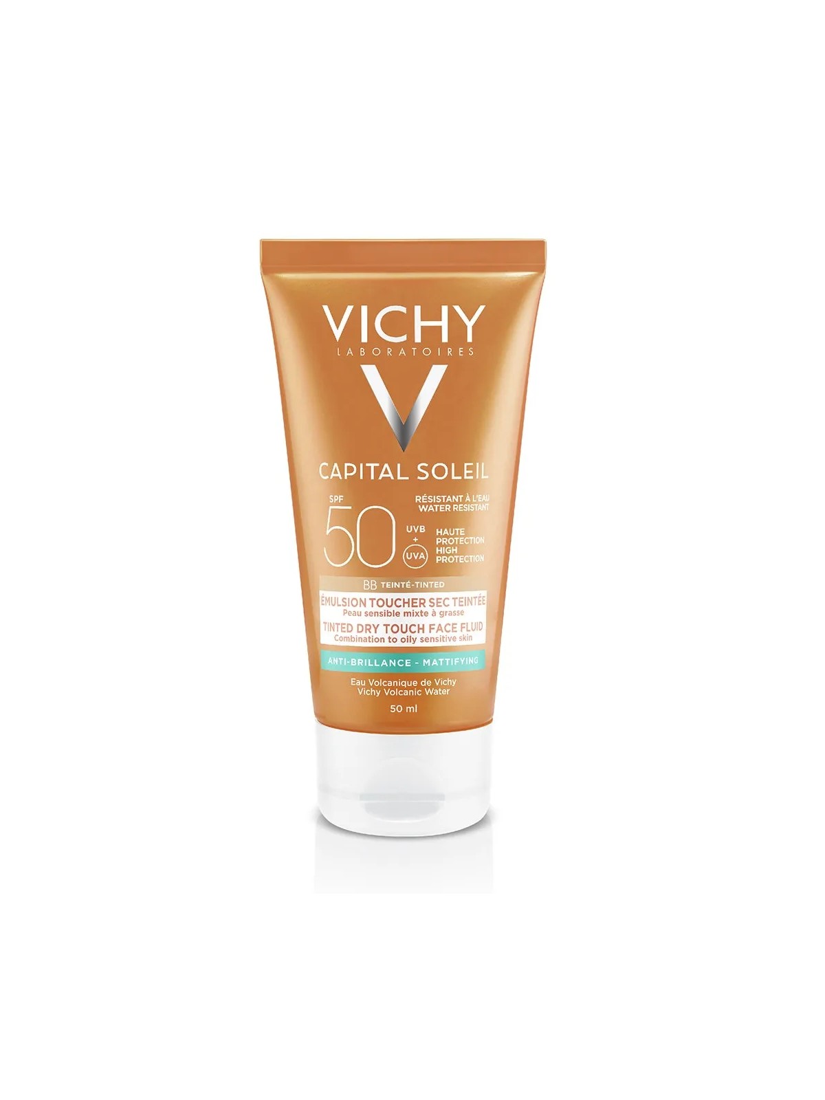 Vichy Capital Soleil Bb Teinte Hale Naturel Spf50 Haute Protection 50ml