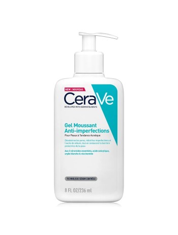 Cerave Face Gel Moussant Anti-imperfections Peaux à imperfections et à tendance acnéique 236ml