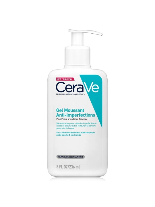 Cerave Face Gel Moussant Anti-imperfections Peaux à imperfections et à tendance acnéique 236ml