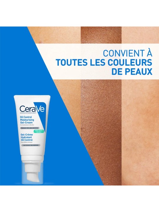 Cerave Gel-Crème Hydratant Oil Control Peaux Mixtes à Grasses 52ml