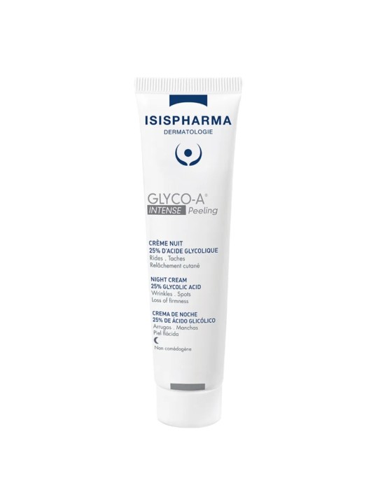 Isispharma Glyco-A Crème de nuit intense peeling 25% d'acide glycolique 30ml