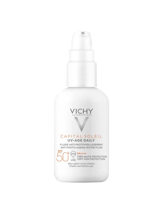 Vichy Capital Soleil Fluide Anti-Photovieillissement SPF50+ Visage UV-AGE Daily 40ml