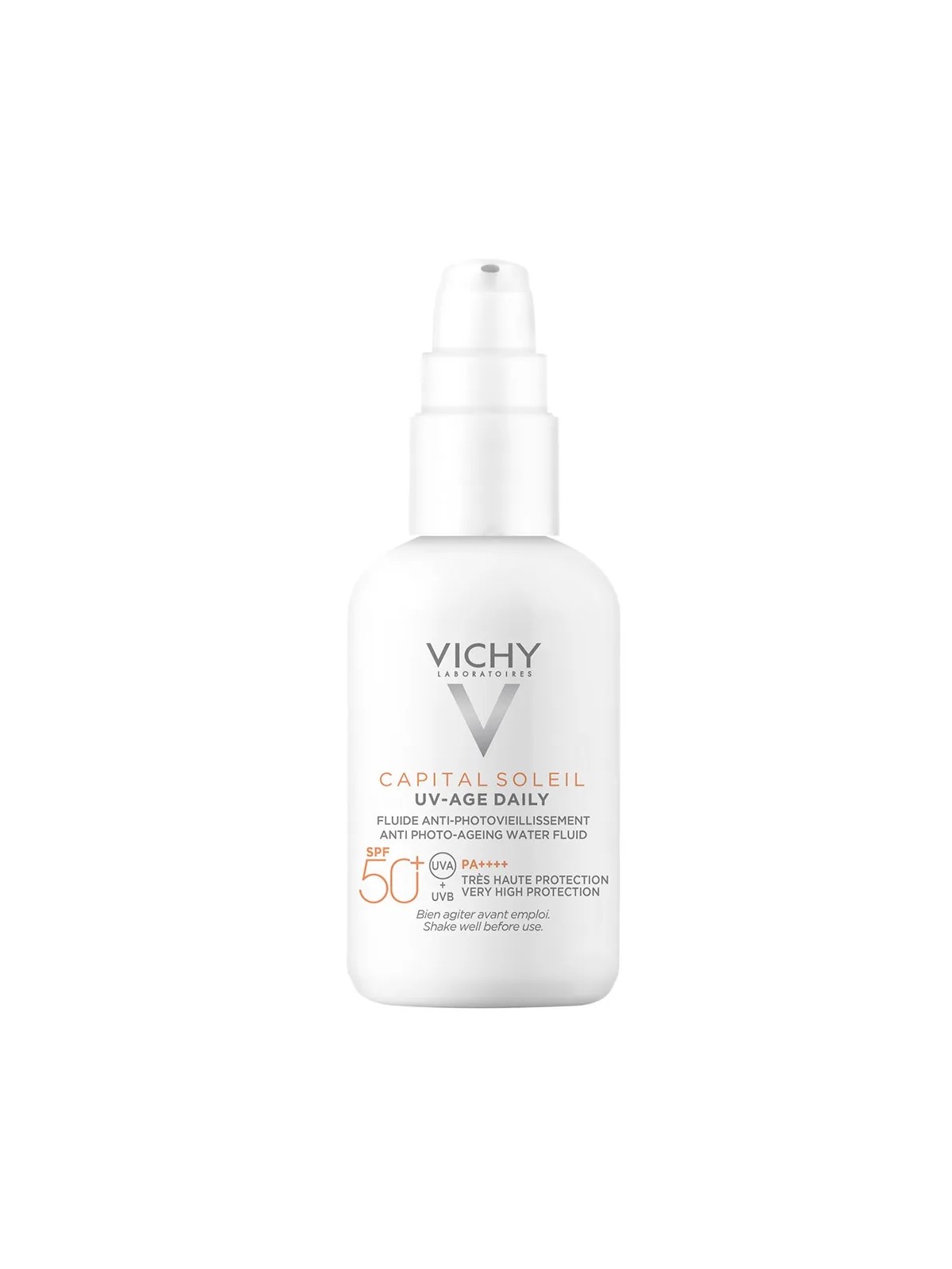 Vichy Capital Soleil Fluide Anti-Photovieillissement SPF50+ Visage UV-AGE Daily 40ml