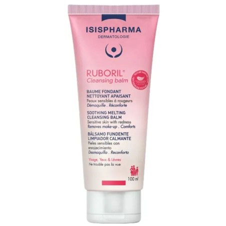 Isispharma Ruboril Baume Fondant Nettoyant Apaisant Peaux sensibles à Rougeurs 100ml