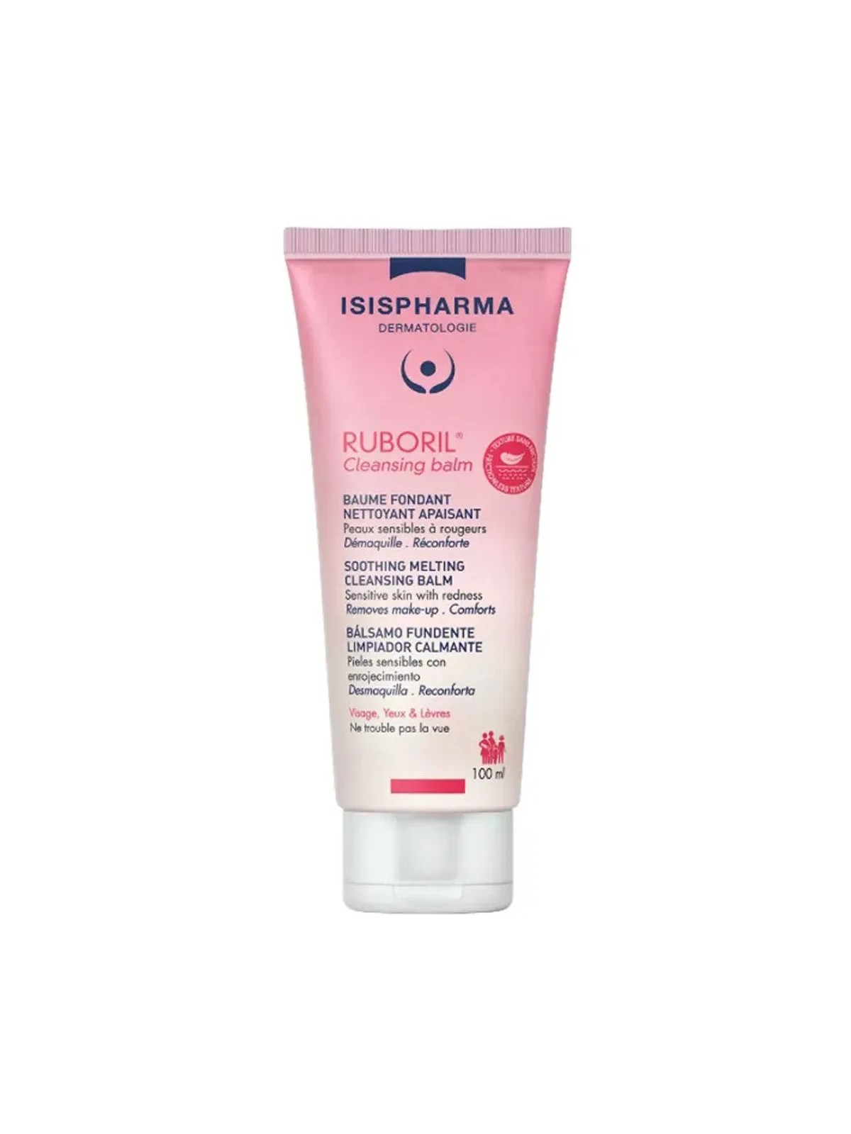 Isispharma Ruboril Baume Fondant Nettoyant Apaisant Peaux sensibles à Rougeurs 100ml