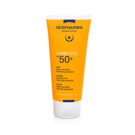 Isispharma Uveblock Lait Tres Haute Protection Spf50+ Peaux Sensibles 100ml