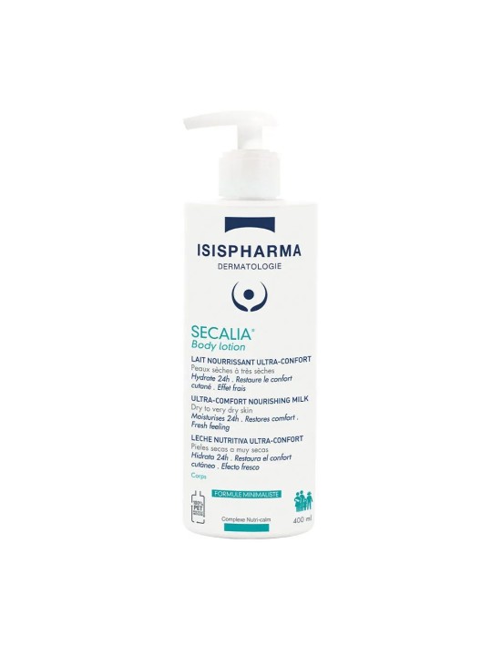 Isispharma Secalia Lait Nourrissant Ultra-Confort Peaux Sèches à Très Sèches 400ml