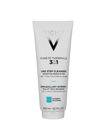 Vichy Purete Thermale Démaquillant Intrégal 3en1 Visage Et Yeux Peaux Sensibles 300ml