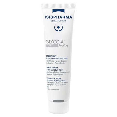 Isispharma Glyco-A Crème de nuit Soft peeling 5,5% d'acide glycolique 30ml