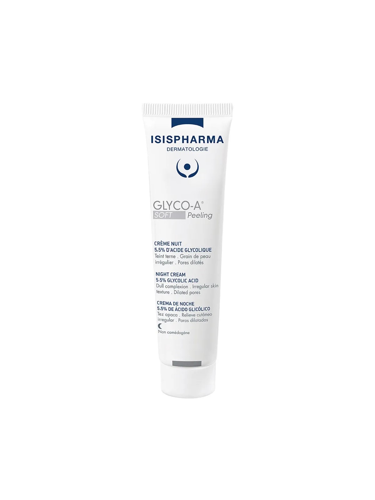 Isispharma Glyco-A Crème de nuit Soft peeling 5,5% d'acide glycolique 30ml