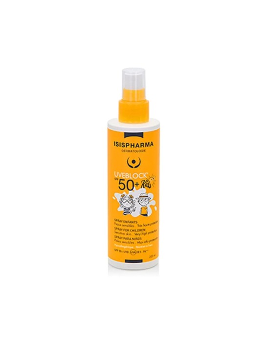 Isispharma Uveblock Spray Solaire Enfants Tres Haute Protection Spf50+ 200ml