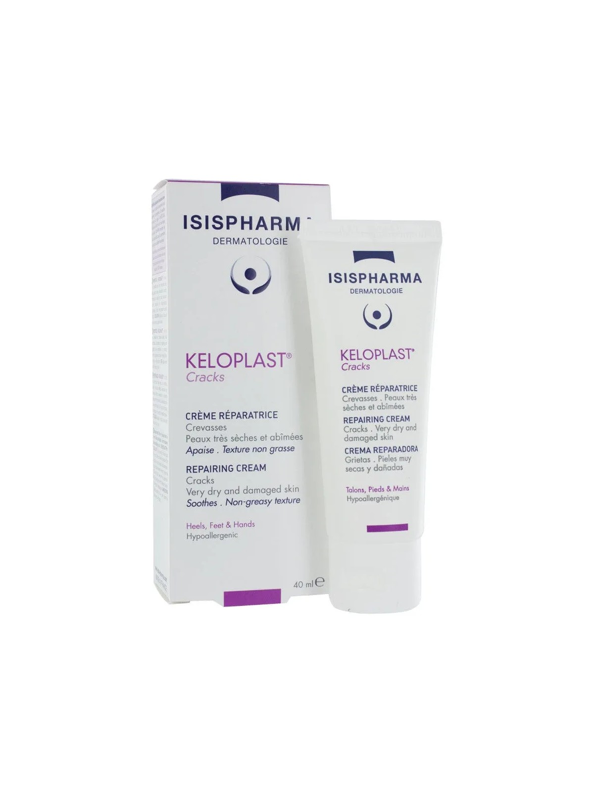 Isispharma Keloplast Creme Reparatrice Cracks Peaux Tres Seches Et Abimees 40ml