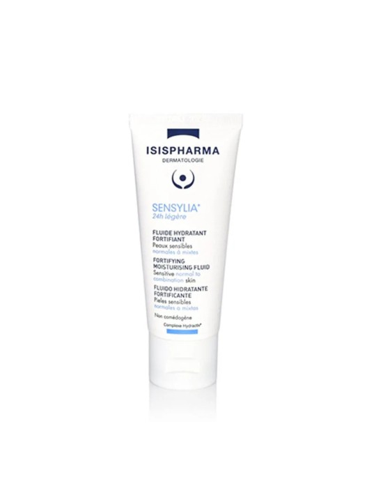 Isispharma Sensylia Fluide Hydratant Fortifiant 24h Legere Peaux Normales A Mixtes 40ml