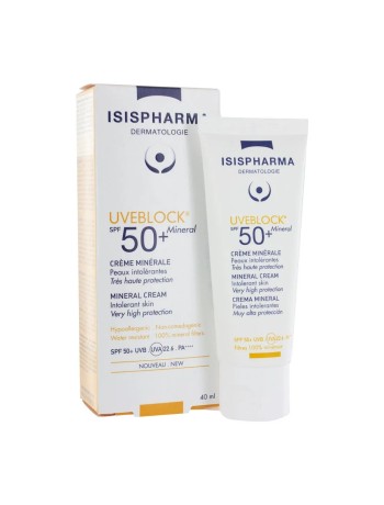 Isispharma Uveblock Creme Minerale Spf50+ Mineral 40ml