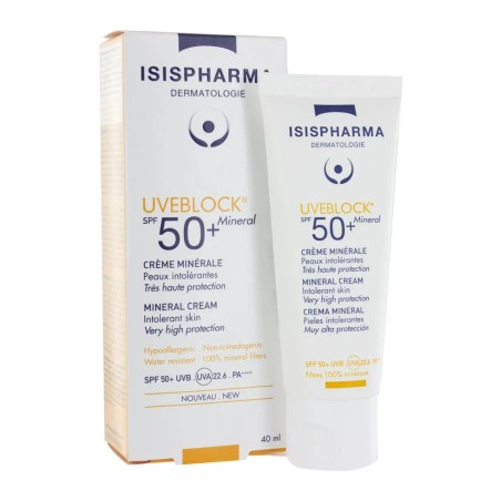 Isispharma Uveblock Creme Minerale Spf50+ Mineral 40ml