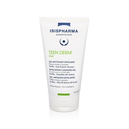 Isispharma Teen Derm Gel Nettoyant Exfoliant Gel Peaux Mixtes A Grasses 150ml