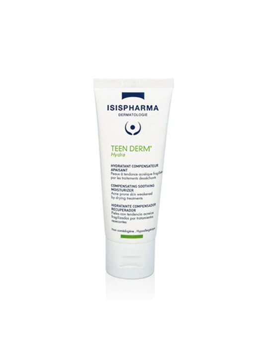 Isispharma Teen Derm Hydratant Compensateur Apaisant Hydra Peaux A Tendance Acneique 40ml