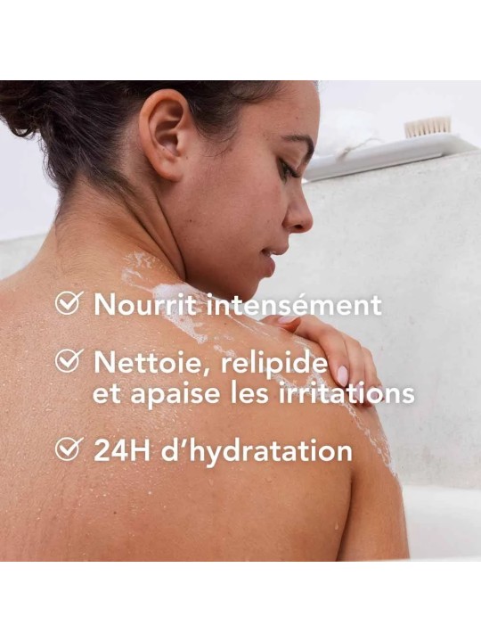 Bioderma Atoderm Huile de Douche Corps et Visage Peaux Très Sèches à Atopiques 1L