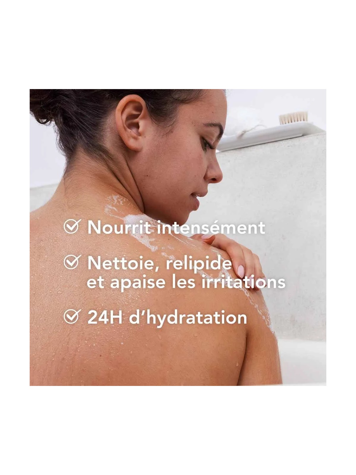 Bioderma Atoderm Huile de Douche Corps et Visage Peaux Très Sèches à Atopiques 1L