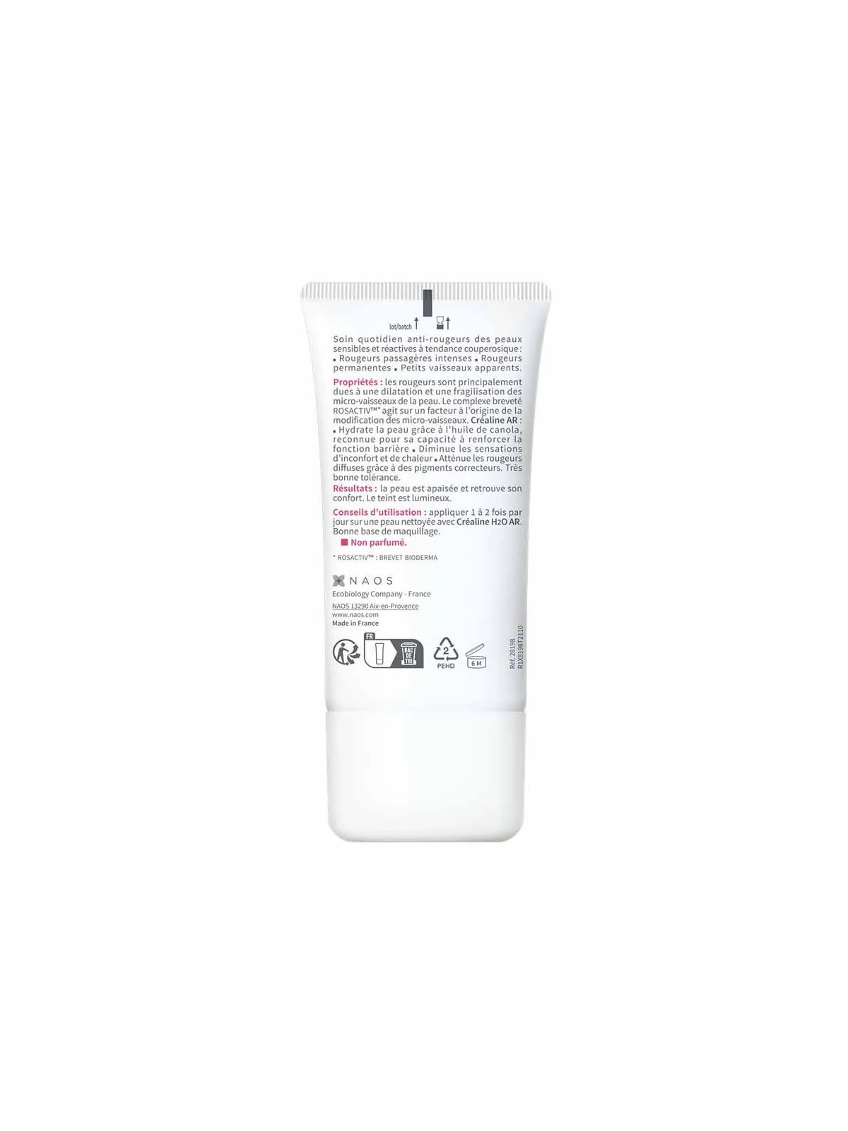 Bioderma Crealine Crème hydratante anti-rougeurs Peaux sensibles 40ml