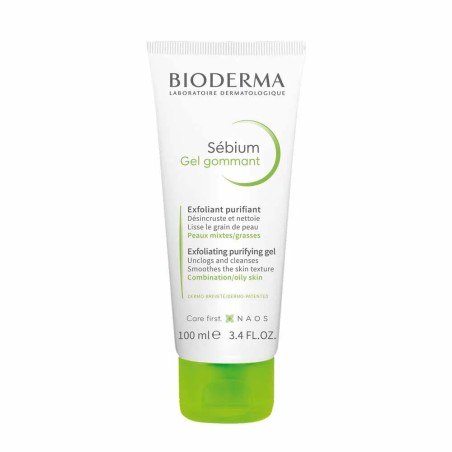 Bioderma Sebium Gommage visage purifiant Peaux mixtes à grasses 100ml