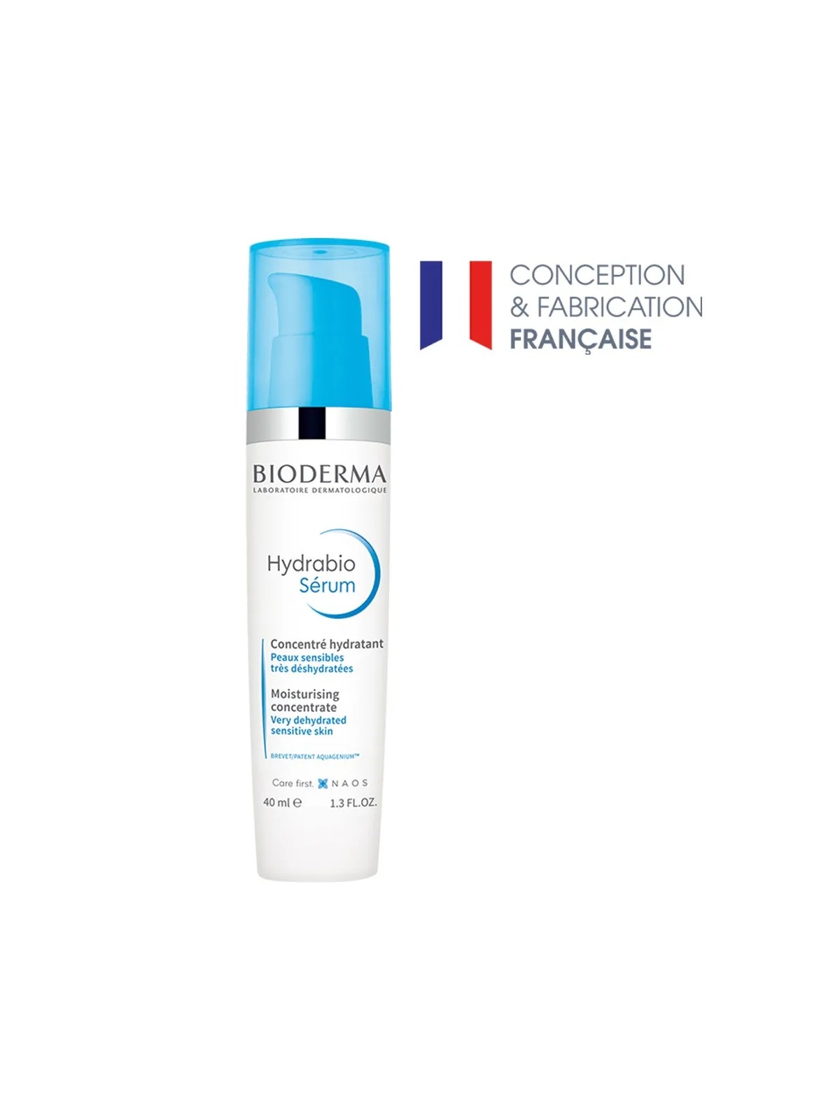 Bioderma Hydrabio Sérum hydratant visage à l'acide hyaluronique Peaux déshydratées 40ml