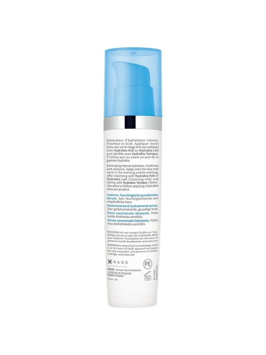 Bioderma Hydrabio Sérum hydratant visage à l'acide hyaluronique Peaux déshydratées 40ml