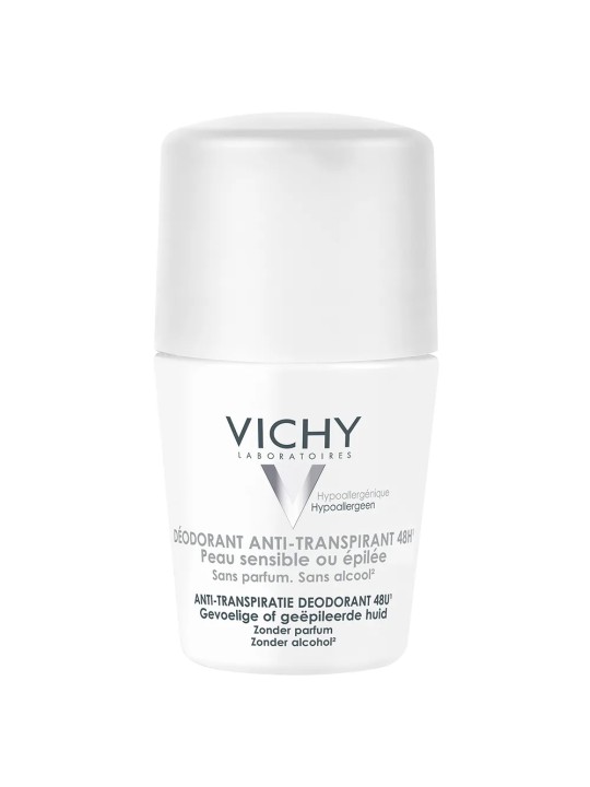 Vichy Déodorant Anti Transpirant Efficace 48h Peaux Sensibles 50ml