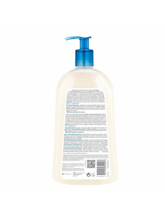 Bioderma Atoderm Crème de Douche Hydratante Peaux Normales à Sèches 1L