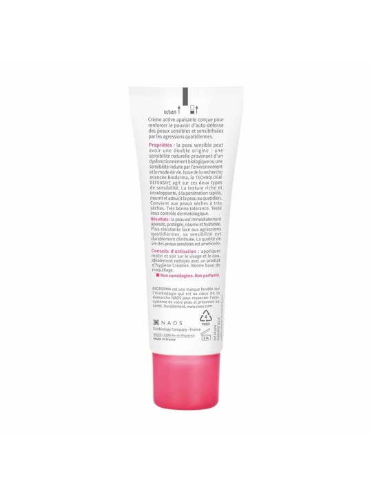 Bioderma Crealine Crème Active Apaisante Defensive Riche Peaux Sensibles et Sensibilisées 40ml