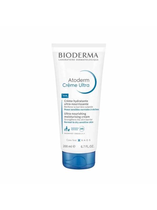 Bioderma Atoderm Crème Ultra-Nourrissante Peaux Sensibles et Sèches 200ml