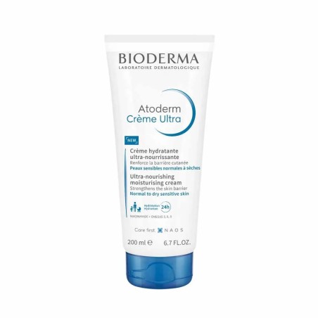 Bioderma Atoderm Crème Ultra-Nourrissante Peaux Sensibles et Sèches 200ml