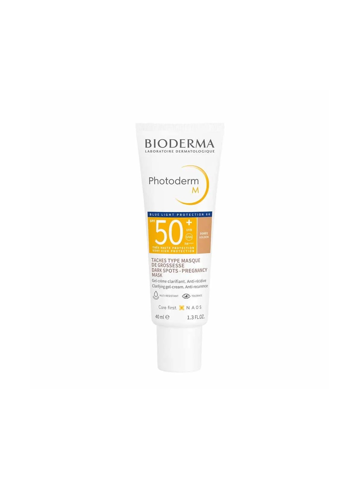 Bioderma Photoderm Gel-crème clarifiant anti-récidive SPF50+ Teinte dorée M 40ml