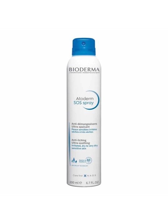 Bioderma Atoderm Spray anti-démangeaison Peaux très sèches à tendance à l’eczéma atopique 200ml