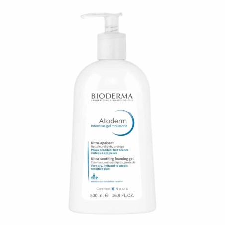 Bioderma Atoderm Gel Moussant Visage et Corps Peaux Atopiques 500ml