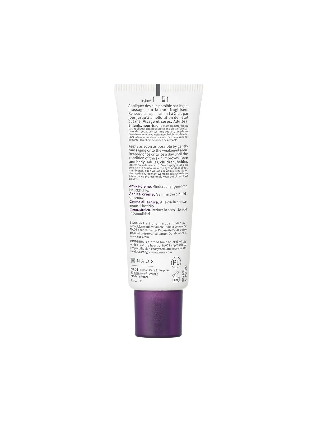 Bioderma Cicabio Crème réparatrice apaisante Arnica+ 40ml