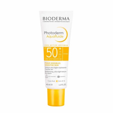 Bioderma Photoderm Aquafluide Texture ultra-légère hydratante SPF50+ Peaux sensibles 40ml