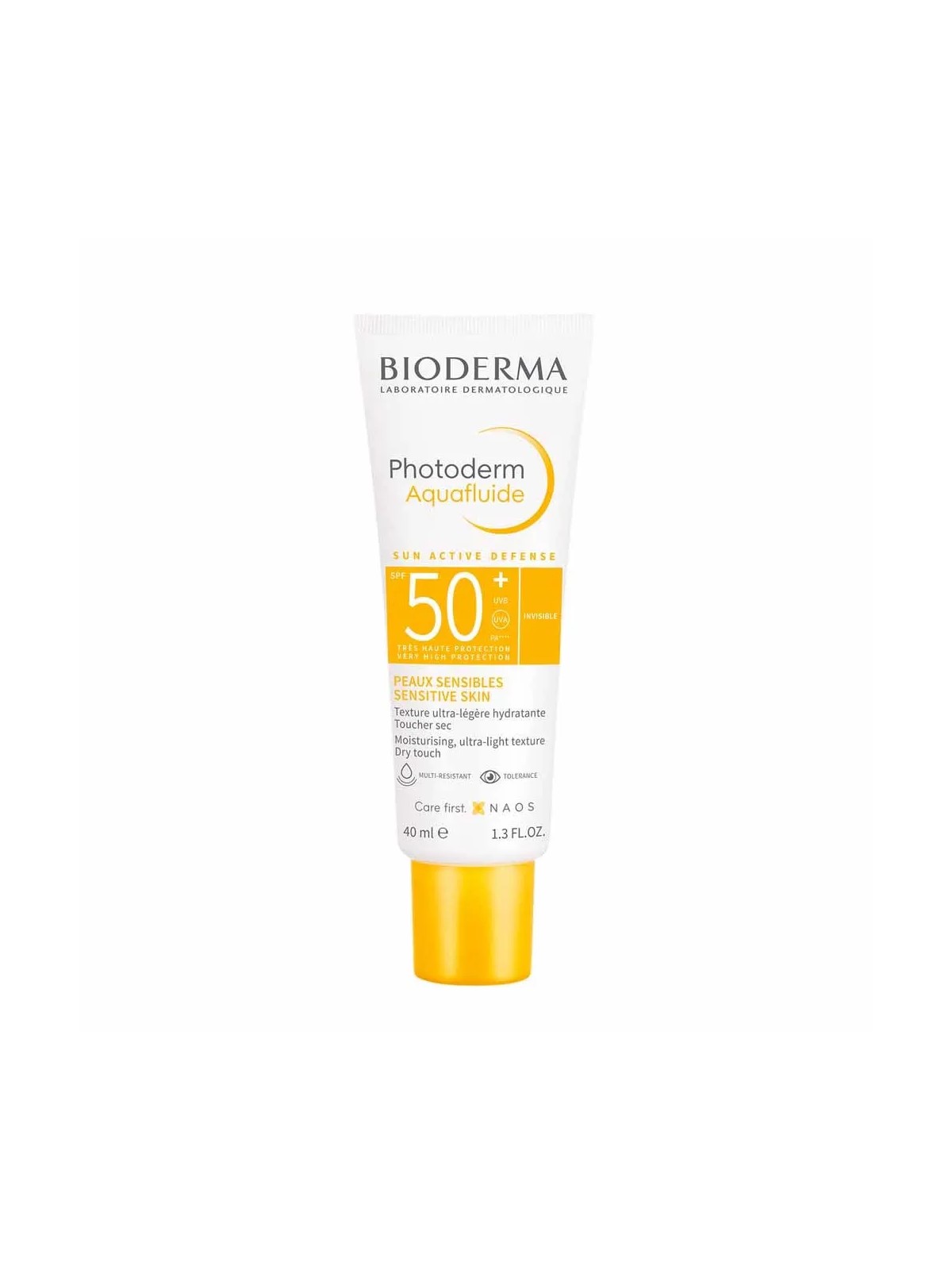 Bioderma Photoderm Aquafluide Texture ultra-légère hydratante SPF50+ Peaux sensibles 40ml