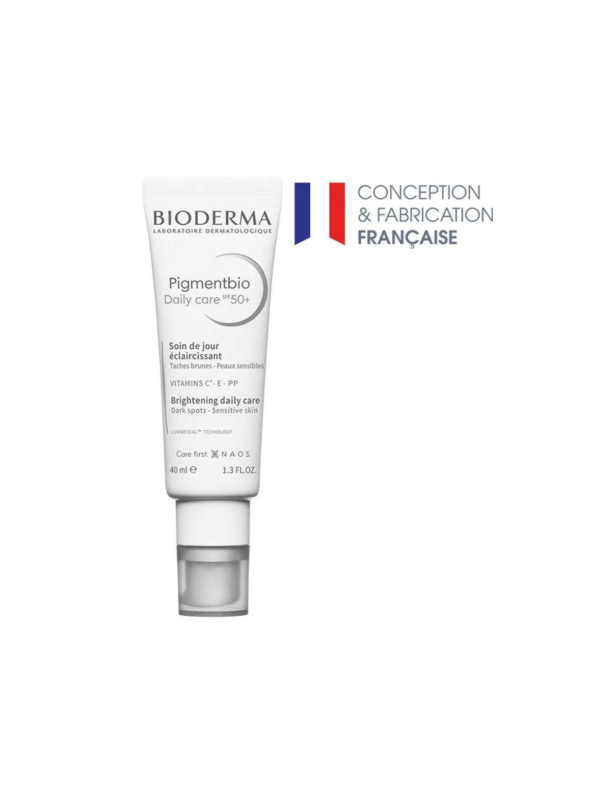 Bioderma PigmentBio Crème anti-taches SPF 50 Peaux hyperpigmentées 40ml