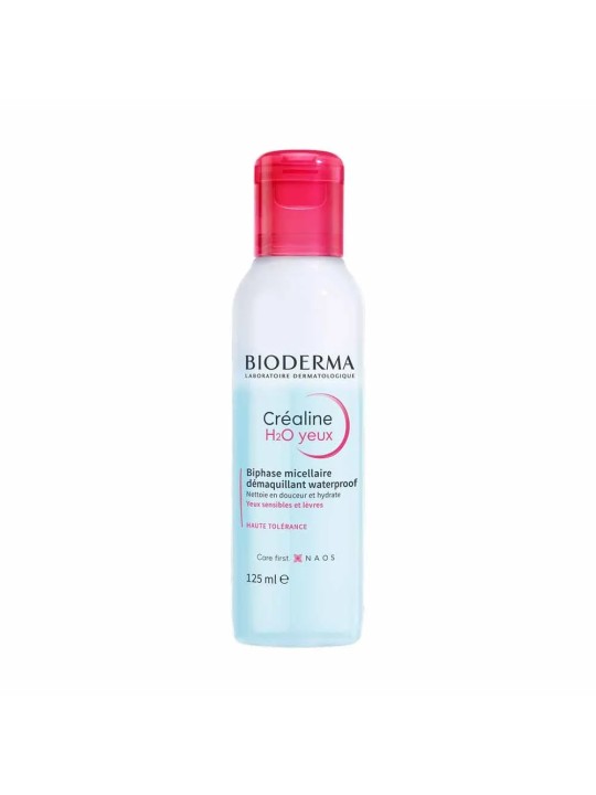 Bioderma Crealine Biphase micellaire démaquillant waterproof H2O Yeux 125ml