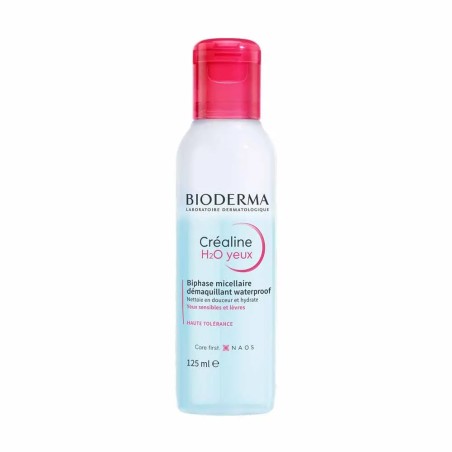 Bioderma Crealine Biphase micellaire démaquillant waterproof H2O Yeux 125ml