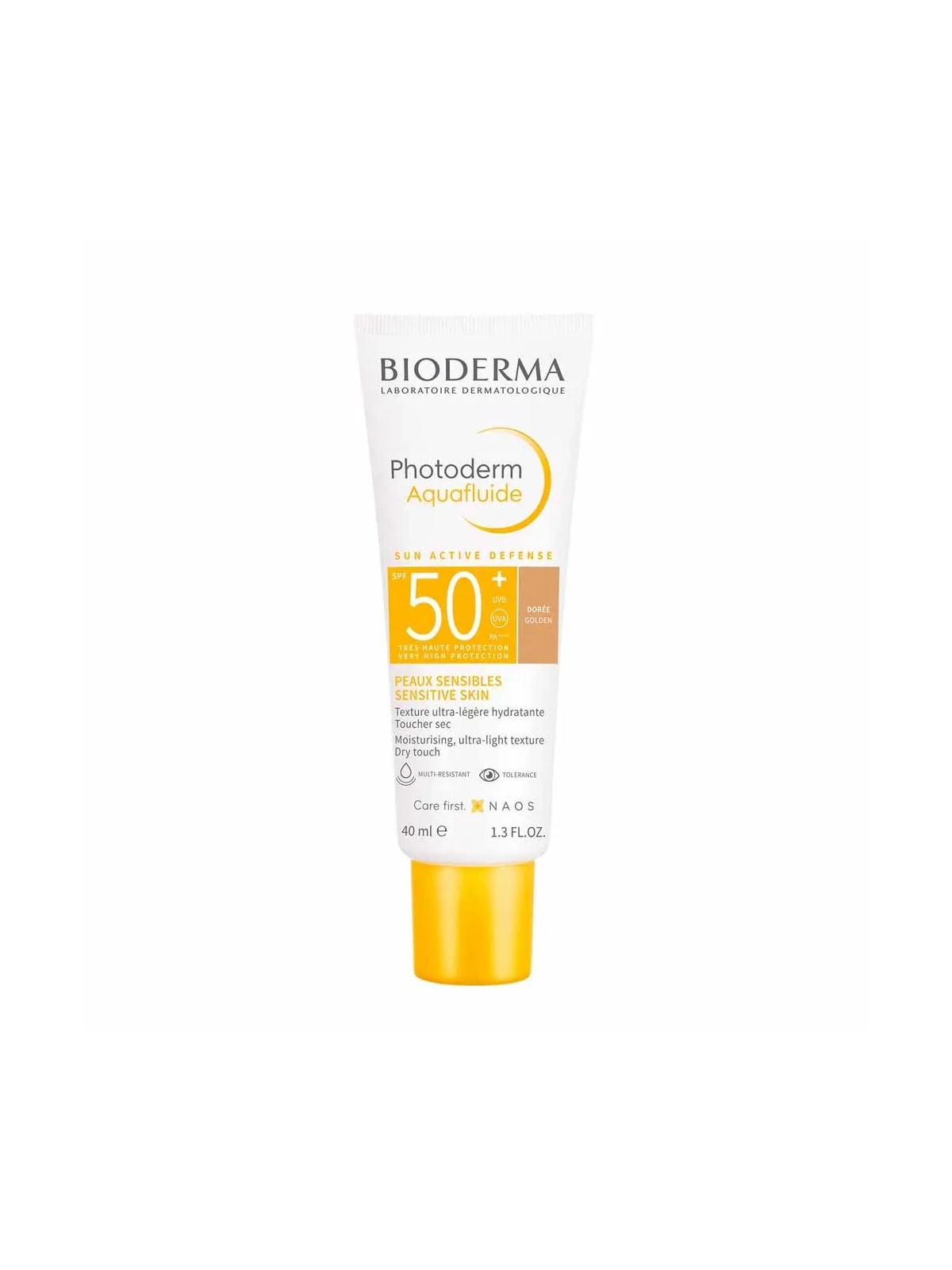 Bioderma Photoderm Texture Ultra-légère Hydratante SPF50+ Teinté Aquafluide Peaux sensibles 40ml