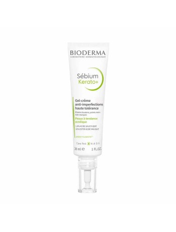 Bioderma Sebium Gel-crème anti-imperfections haute tolérance Kerato+ Peaux à tendance acnéique 30ml