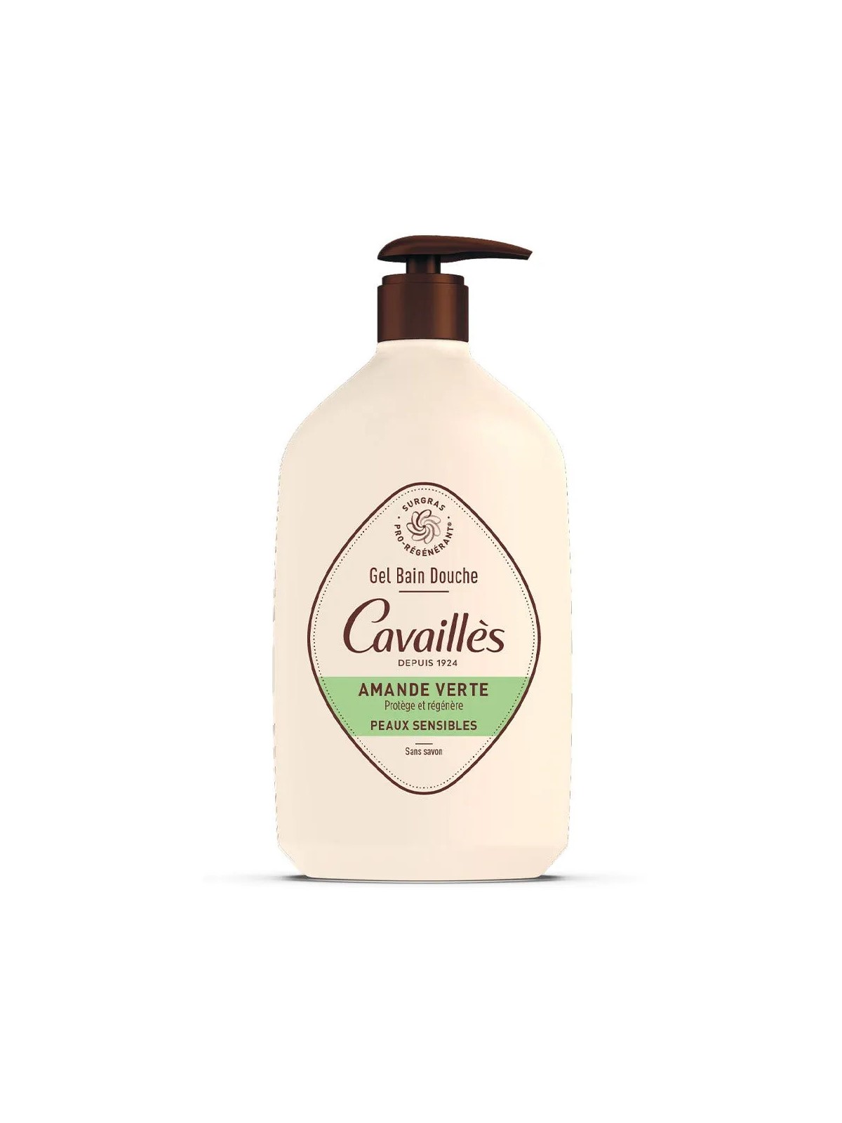 Cavaillès Gel Bain et Douche Amande Verte 1L